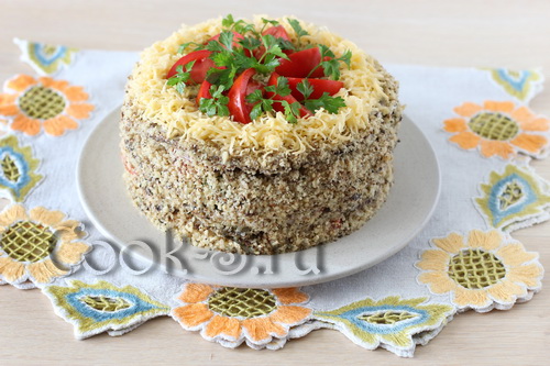Торт из баклажанов фото рецепт