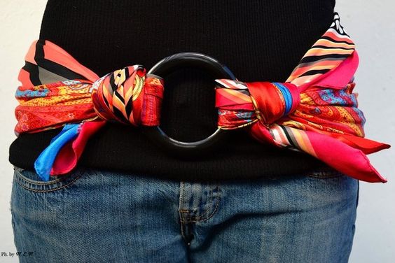 ceinture foulard: