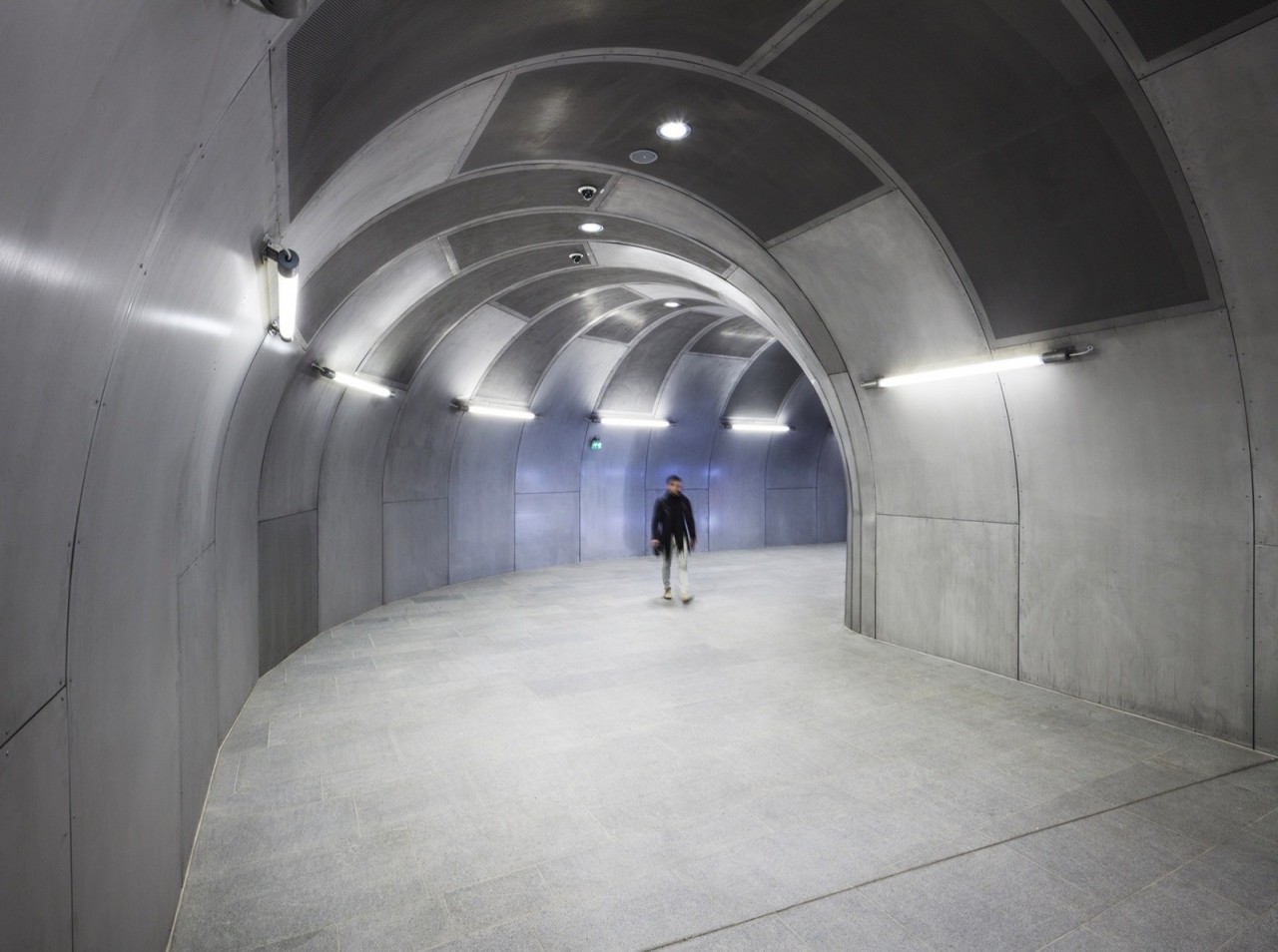 Необычный дизайн станции метро в Осло