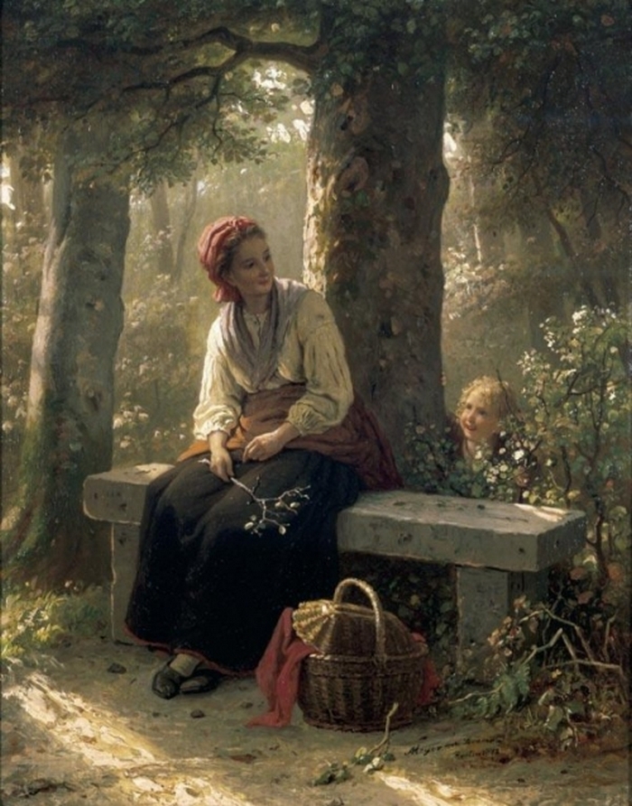 Художник Johann Georg Meyer von Bremen (1813-1886)