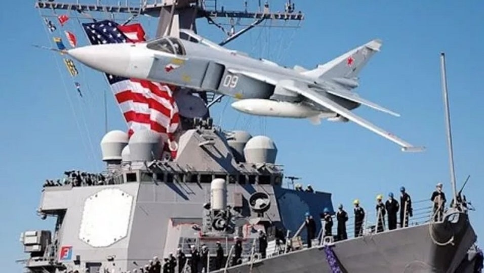 Российский военный самолет напугал авианосец ВМС США, подойдя в "режиме невидимости" на максимально близкое расстояние