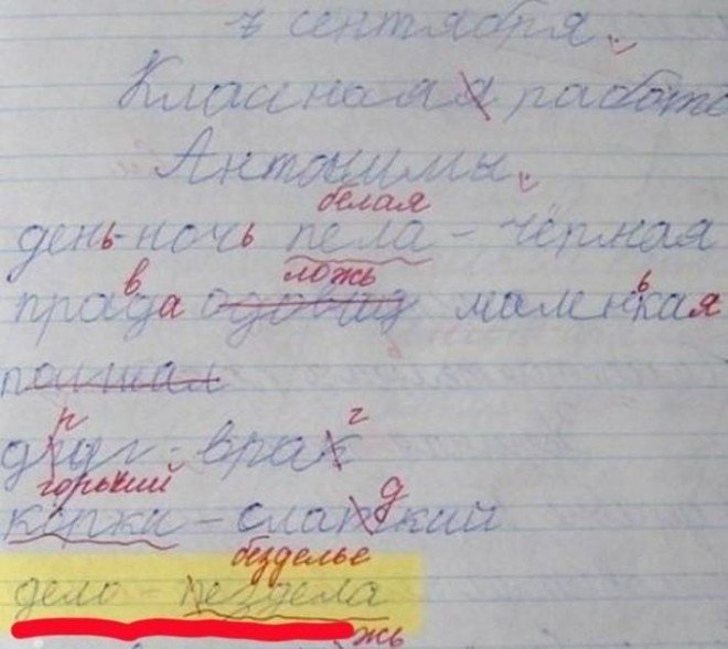 15 гениальных школьных перлов, которые поднимут настроение! 15 гениальных школьных перлов, которые поднимут настроение!