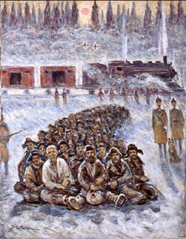 Николай Гетман. По этапу. 1954 г. Николай Гетман. По этапу. 1954 г.