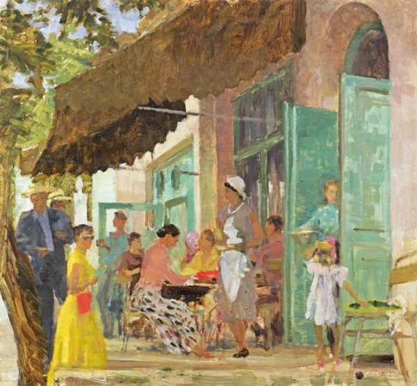 Александр Самохвалов, Кафе «Гурзуф», 1956, частное собрание, Россия