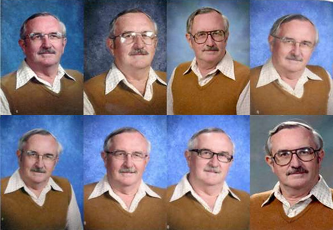 Учитель 40 лет подряд надевал один и тот же наряд для фотографирования с классом Учитель 40 лет подряд надевал один и тот же наряд для фотографирования с классом