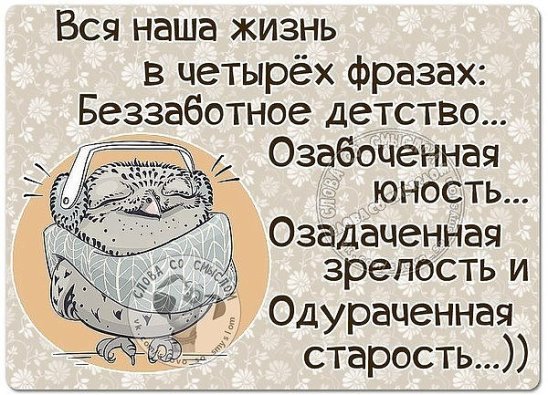 Комар, укусивший пьяного рыбака, потом ещё два часа рассказывал ему про свою тяжёлую жизнь