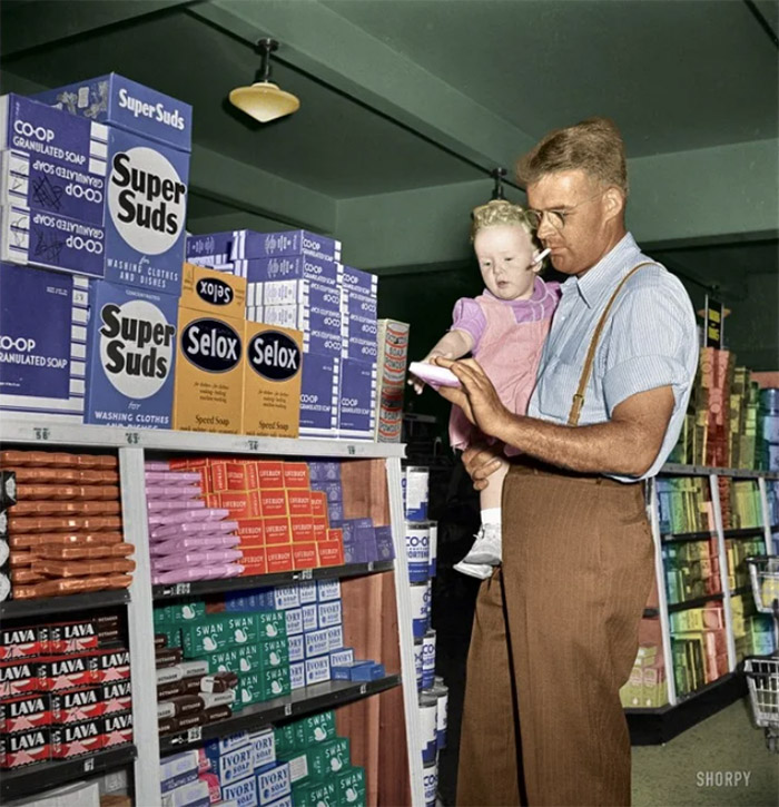 Настоящая жизнь в США 1950-х годов.
