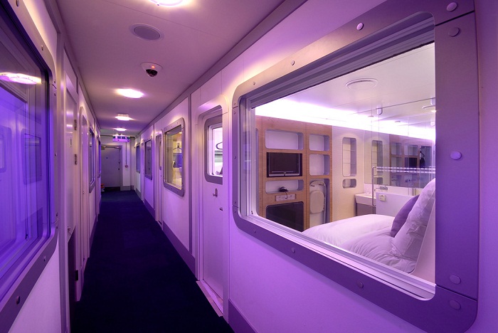 Капсульные отели системы Yotel. Капсульные отели системы Yotel.
