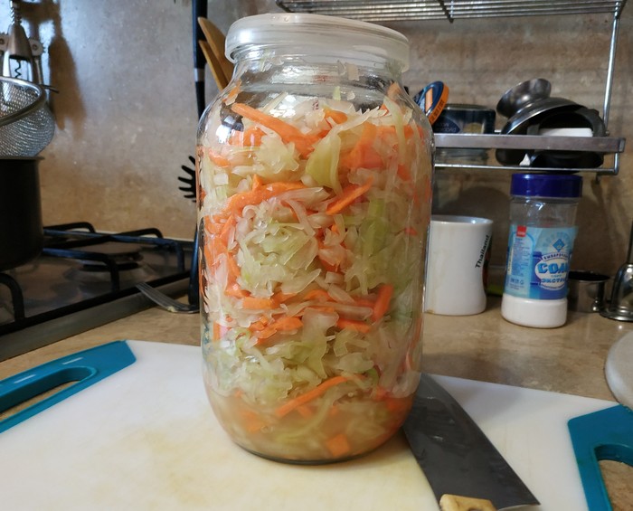 Про квашеную капусту Мужская кулинария, Первый пост, Длиннопост, Капуста, Капуста квашеная, Рецепт, Кулинария
