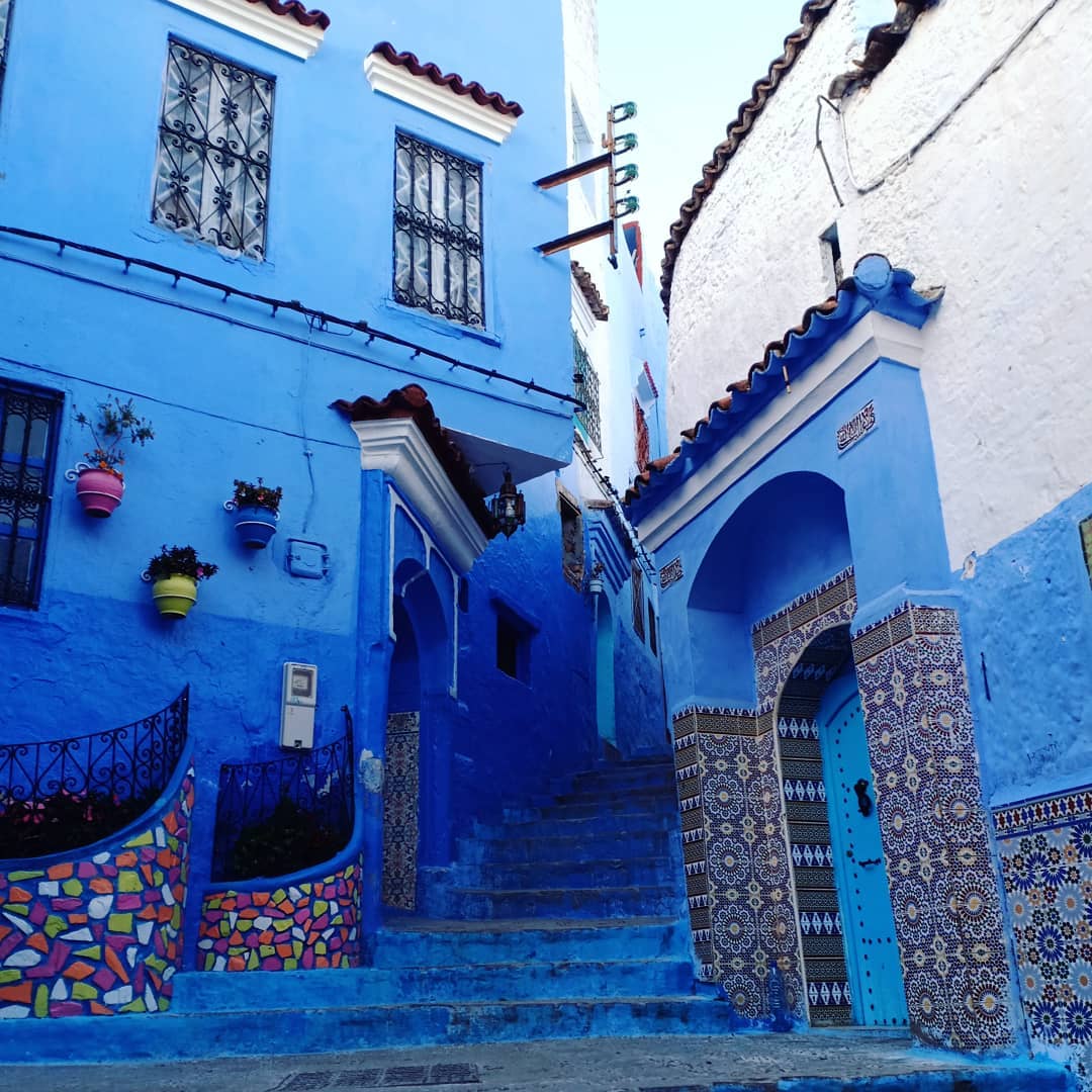 марокко синий город