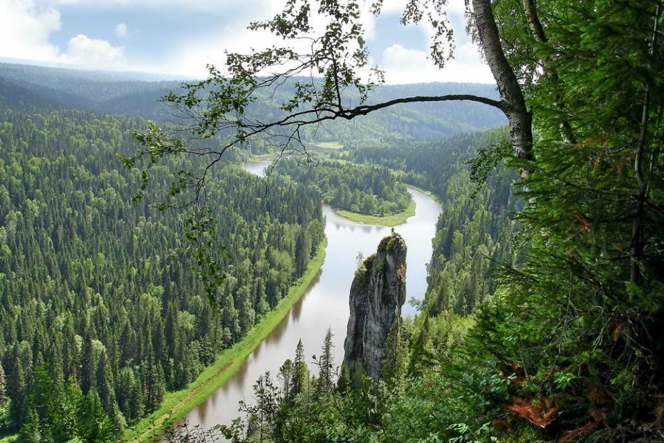 Красоты России. Реки и озера Южного Урала.