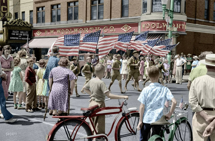 Настоящая жизнь в США 1950-х годов.