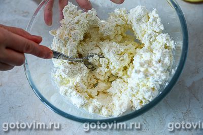 Фотографии рецепта Тертый пирог с творогом и лимоном, 03 Тертый пирог с творогом и лимоном. Рецепт с фото