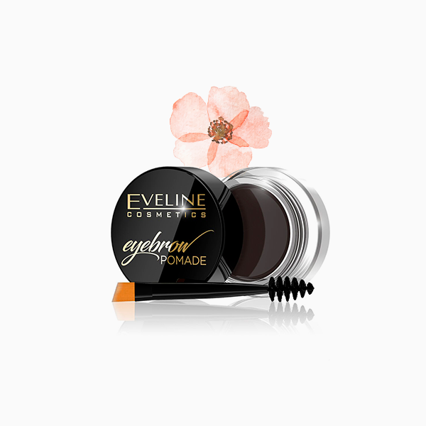 Помада для бровей Eyebrow Pomade Waterproof, Eveline Cosmetics 