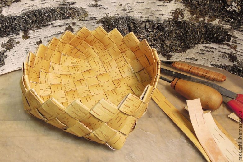 Тарелка из бересты