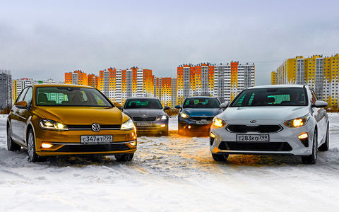 VW Golf и Skoda Octavia против Kia Ceed и Cerato: чья платформа круче