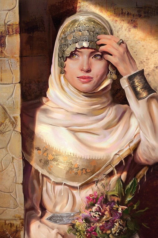 Художник Mandy Jurgens. И застыла слезинка у самого края