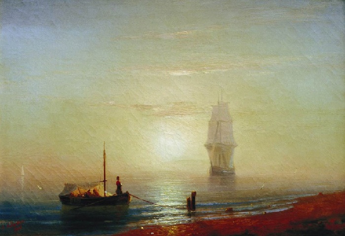 Закат на море. 1848 год. Закат на море. 1848 год.