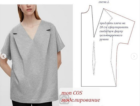 Цельнокроенные лацканы