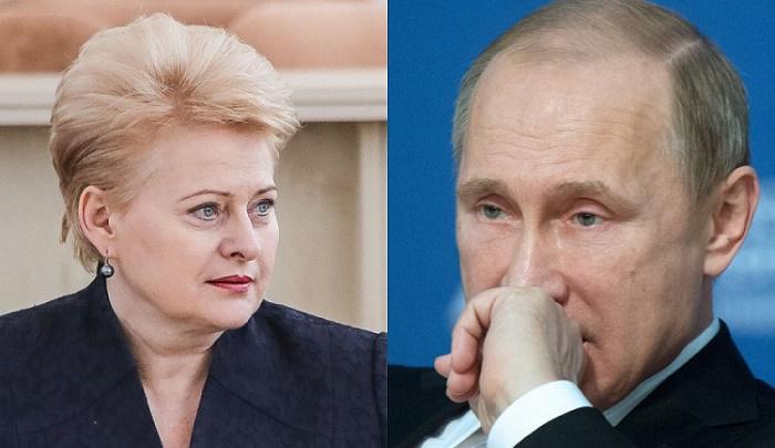 Путин и Грибаускайте Путин и Грибаускайте