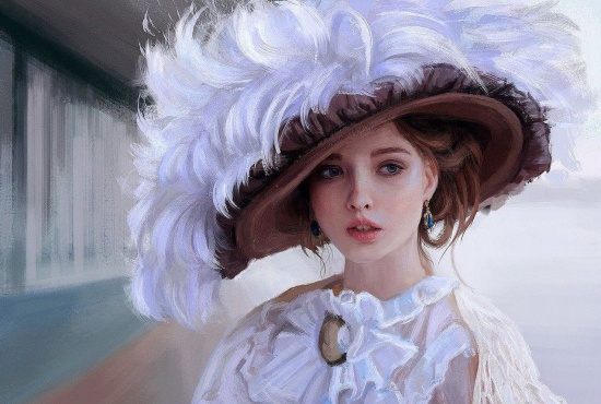 Художник Mandy Jurgens. И застыла слезинка у самого края