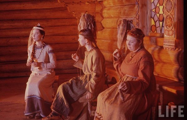 На съемках фильма "Сказка о царе Салтане". 1967 год. На съемках фильма "Сказка о царе Салтане". 1967 год.