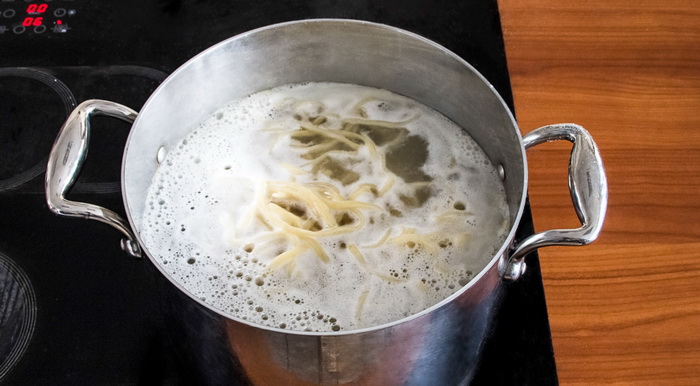 Спагетти варите в большом количестве воды. |Фото: gastronom.ru Спагетти варите в большом количестве воды. |Фото: gastronom.ru
