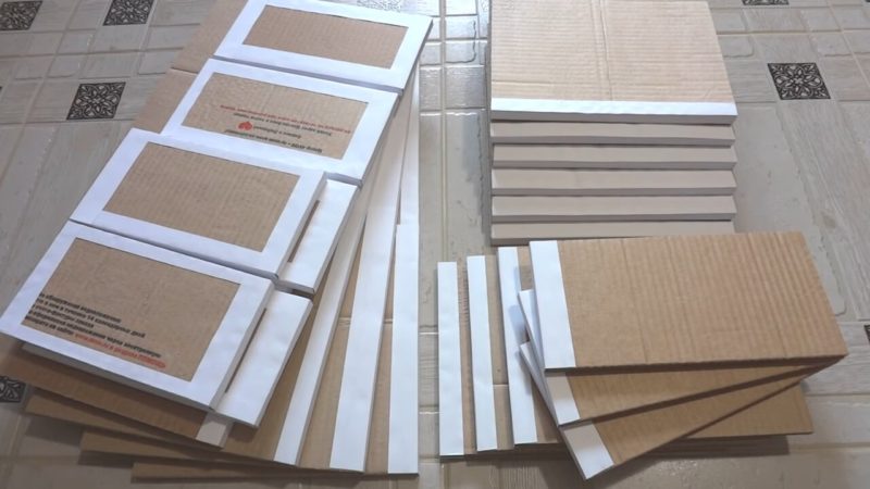 Разрезав картонные коробки и склеивая их, вы получите поразительный результат Разрезав картонные коробки и склеивая их, вы получите поразительный результат