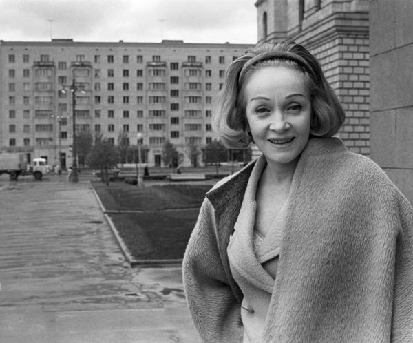 Марлен Дитрих в Москве. 1964 год