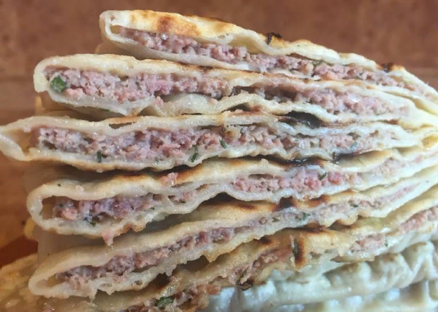Кутабы с мясом