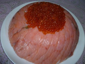 Рыбный кекс