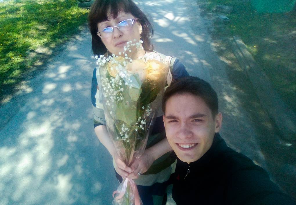Оксана с сыном Димой Личный архив Оксаны