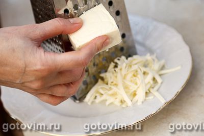 Фотографии рецепта Картофельный рулет с рыбой и овощами, 04 Картофельный рулет с рыбой и овощами, Шаг 04