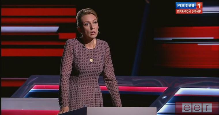 Мария Захарова в передаче Владимира Соловьева "Воскресный вечер" Мария Захарова в передаче "Воскресный вечер"
