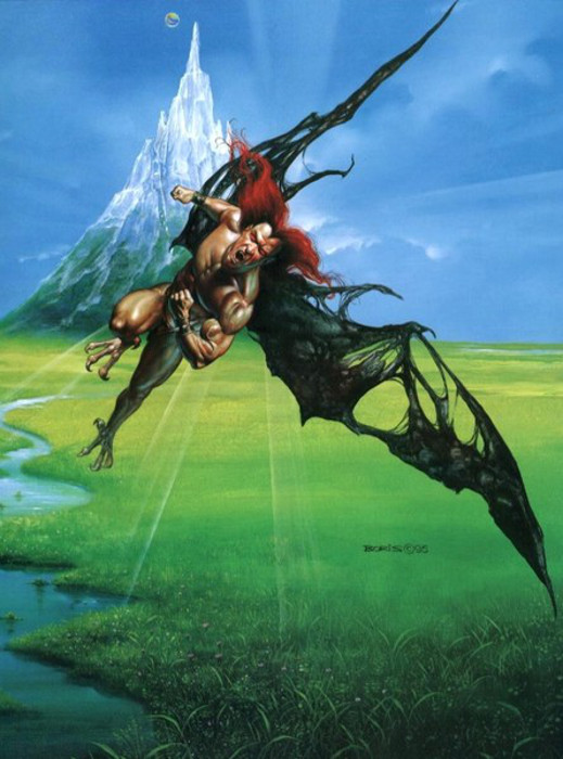 Алебастровый город. Автор: Boris Vallejo. Алебастровый город. Автор: Boris Vallejo.