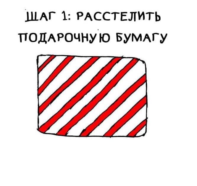 как завернуть подарок, если у вас кот лайфхак