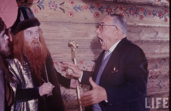 На съемках фильма "Сказка о царе Салтане". 1967 год. На съемках фильма "Сказка о царе Салтане". 1967 год.