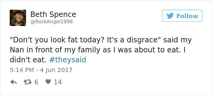 Theysaid Bodyshaming Stories