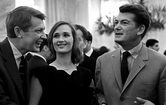 Олег Стриженов, Зинаида Кириенко и Жан Маре. 1963 год. Фото: РИА Новости