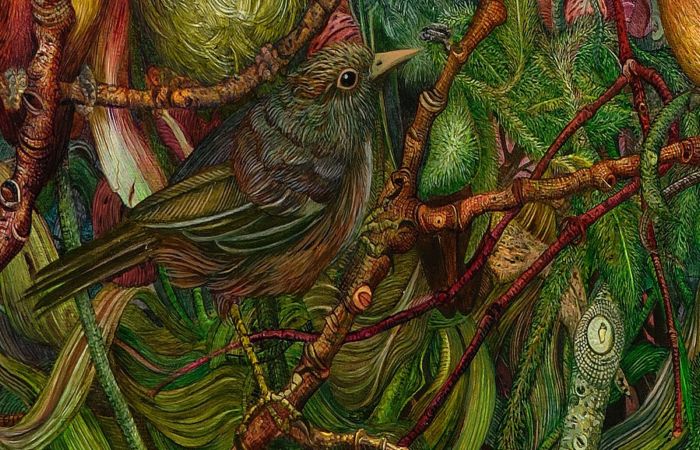 Веточки-цветочки и райские птицы: красочные картины Джуди Гарфин