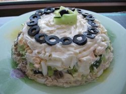 Салат «Нежность» — вкусная закуска для праздничного стола и обычного ужина