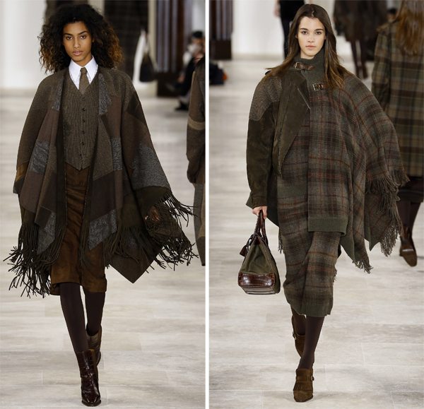 Накидки из твида Ralph Lauren Накидки из твида Ralph Lauren