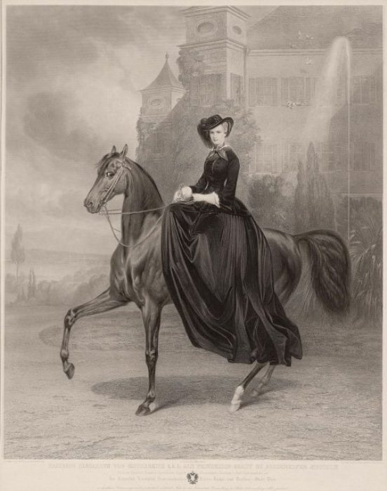 Портрет Елизаветы, 1853 г. Портрет Елизаветы, 1853 г.