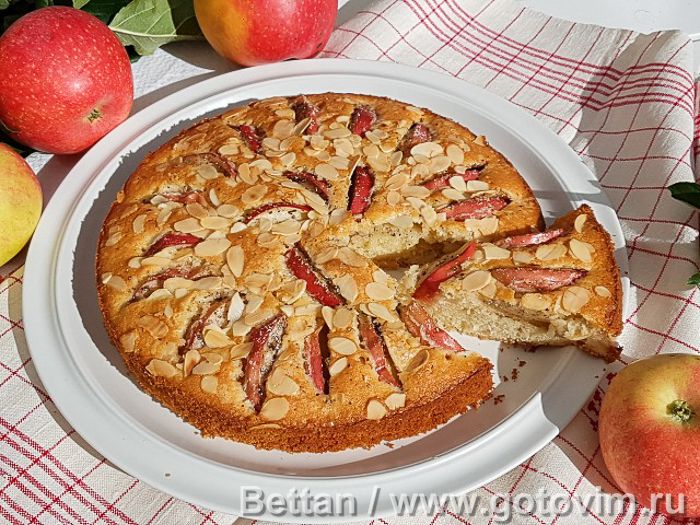 Шведский яблочный пирог. Фотография рецепта