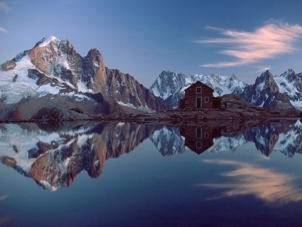 Дом в горах Шамони (Chamonix), Альпы. Франция. Несколькими годами позже