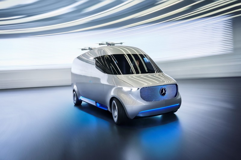 Mercedes Vision Van Mercedes Vision Van mercedes, авто, концепт, мерседес