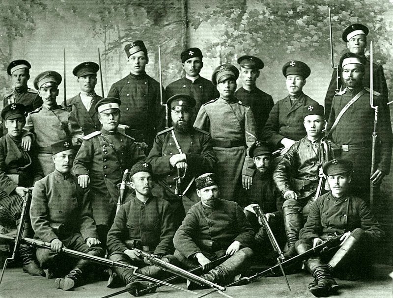 Ратники-ополченцы. 1890-е годы. Ратники-ополченцы. 1890-е годы. история, россия, старые фотографии
