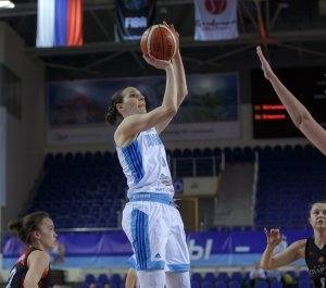 Курские баскетболистки одержали победу в первом четвертьфинале Премьер-Лиги