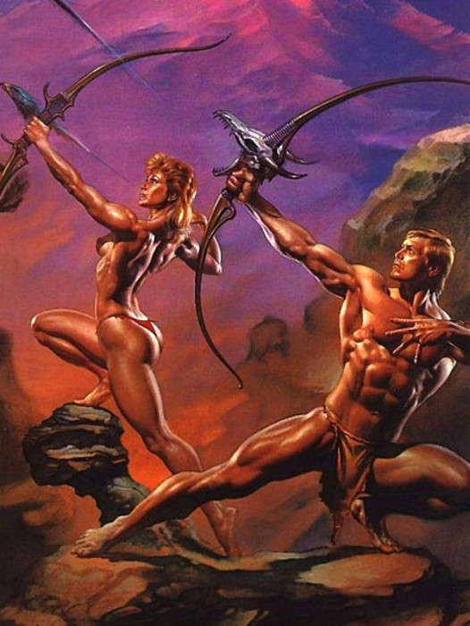 Лучники. Автор: Boris Vallejo. Лучники. Автор: Boris Vallejo.