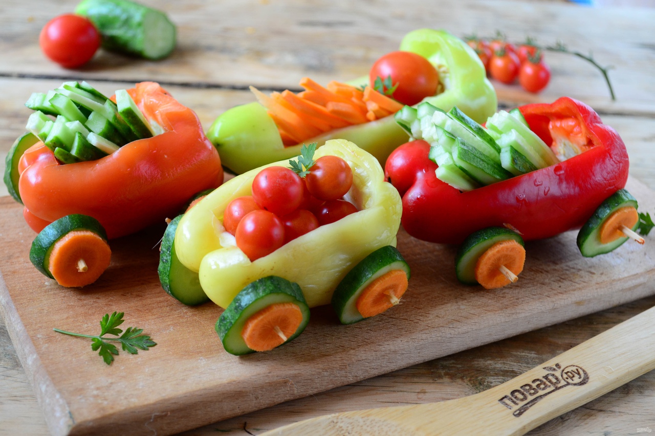 Красивые блюда из овощей